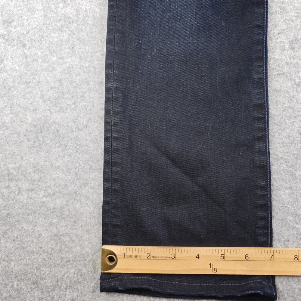 7 For All Mankind Jeans Mens 28x28 The Straight Leg Dark Wash Denim Stretch - Picture 2 of 10